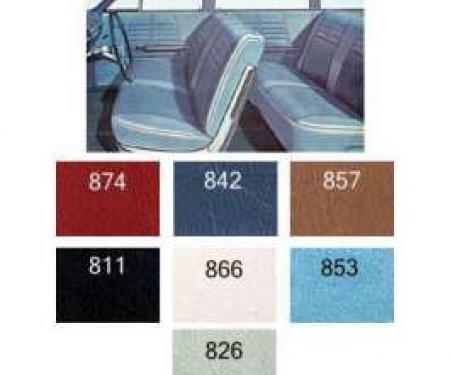 Full Size Chevy Seat Cover Set, 6-Passenger, Impala Wagon, 1964