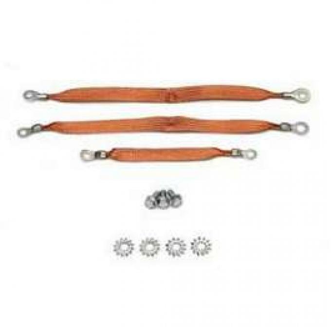 Full Size Chevy Ground Wire Strap Kit, 1959-1960