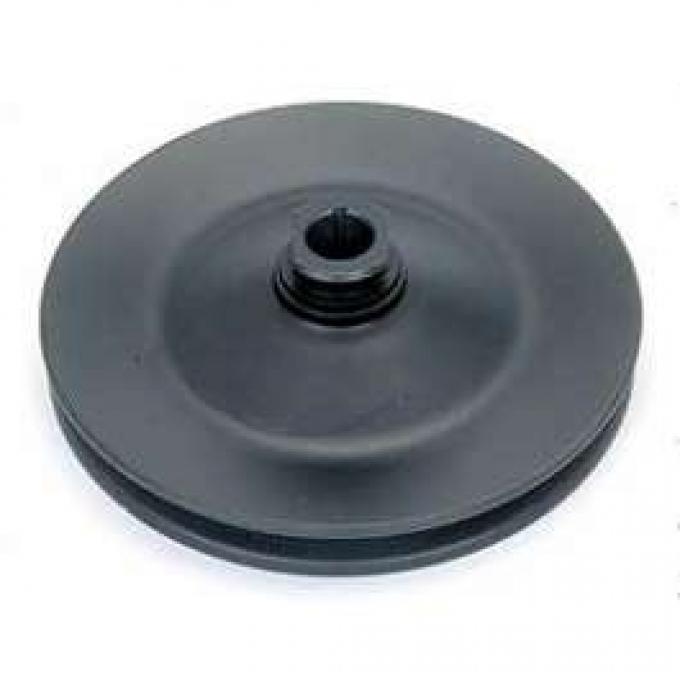 Full Size Chevy Power Steering Pump Pulley, Single Groove, 1958-1972