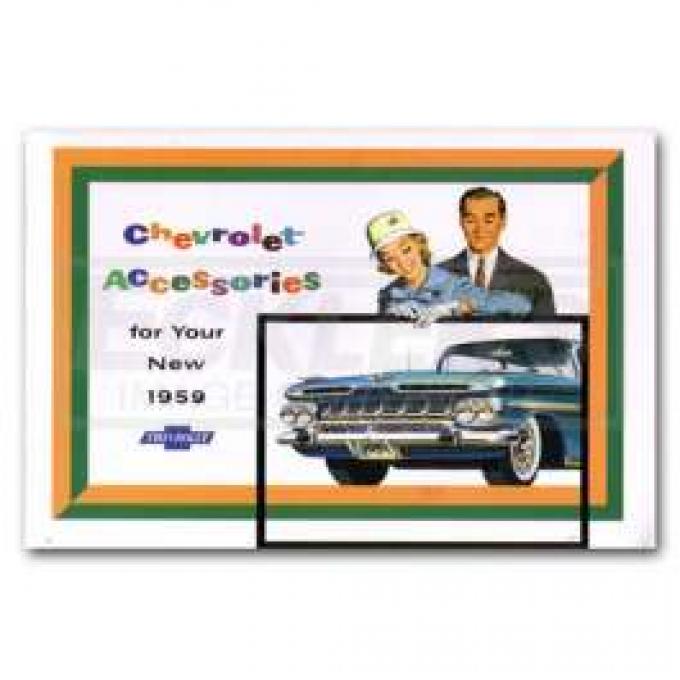 Full Size Chevy Accessory Book, 1959