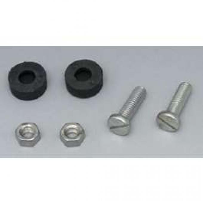 Full Size Chevy Hood Stop Grommet & Bolt Kit, 1958-1964