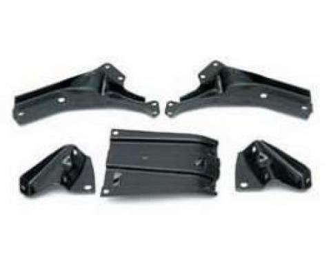 Full Size Chevy Bumper Bracket Set, Front, 1963