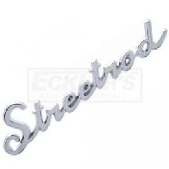 Full Size Chevy Streetrod Script Emblem, Chrome, 1958-1984