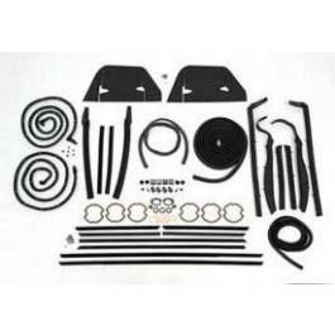 Full Size Chevy Weatherstrip Kit, Convertible, Impala, 1963