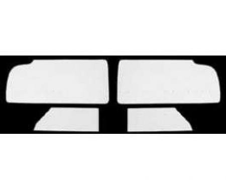 Full Size Chevy Door & Rear Quarter Panel Mylarr Water Shields, 2-Door Hardtop, Impala, 1959-1960