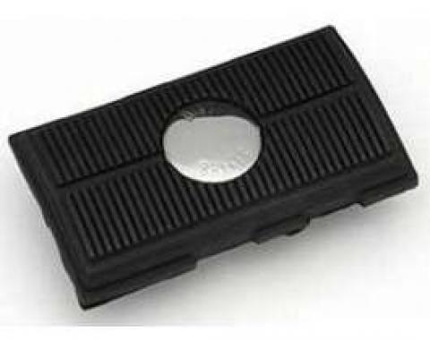 Full Size Chevy Disc Brake Pedal Pad, Automatic Transmission, For Deluxe Interior, 1965-1970