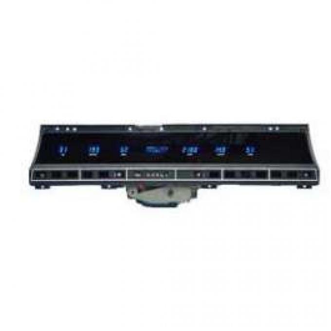 Full Size Chevy Dakota Digital Dash, Blue & Teal, Impala & Caprice, 1969-1970