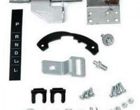 Full Size Chevy Automatic Transmission Shifter Conversion Kit, Powerglide To TH350 & 400, 1964