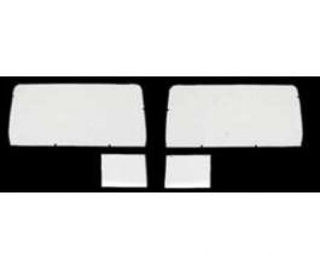 Full Size Chevy Door & Rear Quarter Panel Mylar Water Shields, 2-DoorHardtop, 1963-1964