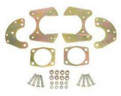 Full Size Chevy Rear Disc Brake Bracket Kit, 1958-1964