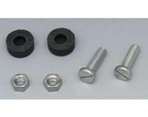 Full Size Chevy Hood Stop Grommet & Bolt Kit, 1958-1964