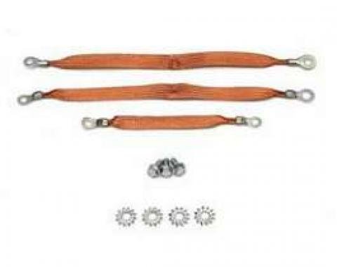 Full Size Chevy Ground Wire Strap Kit, 1959-1960