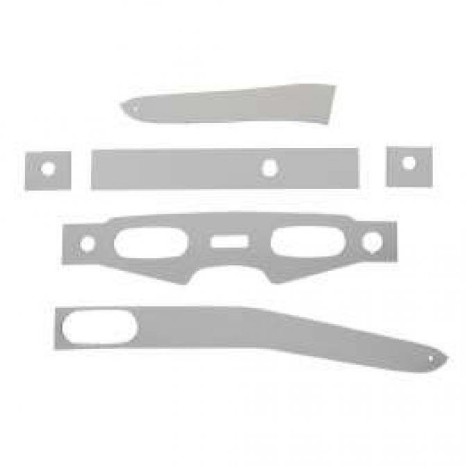 Full Size Chevy Dash Trim Set, Impala & Bel Air, 1958