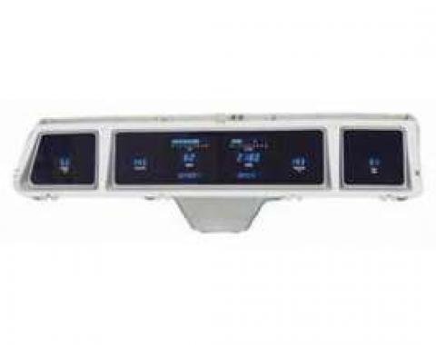 Full Size Chevy Dakota Digital Dash, Blue Or Teal Display, Impala & Caprice, 1966