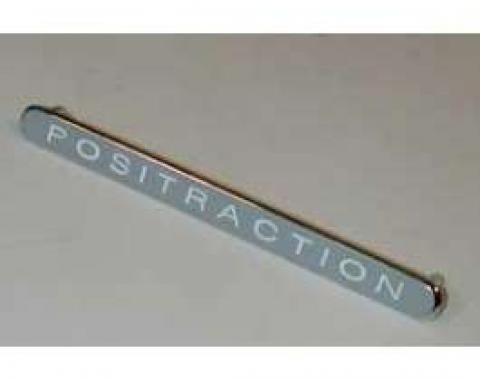 Full Size Chevy Positraction Dash Emblem, 1958