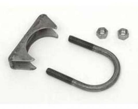 Full Size Chevy Muffler Clamp, 1-7 & 8, Stainless Steel, 1958-1972