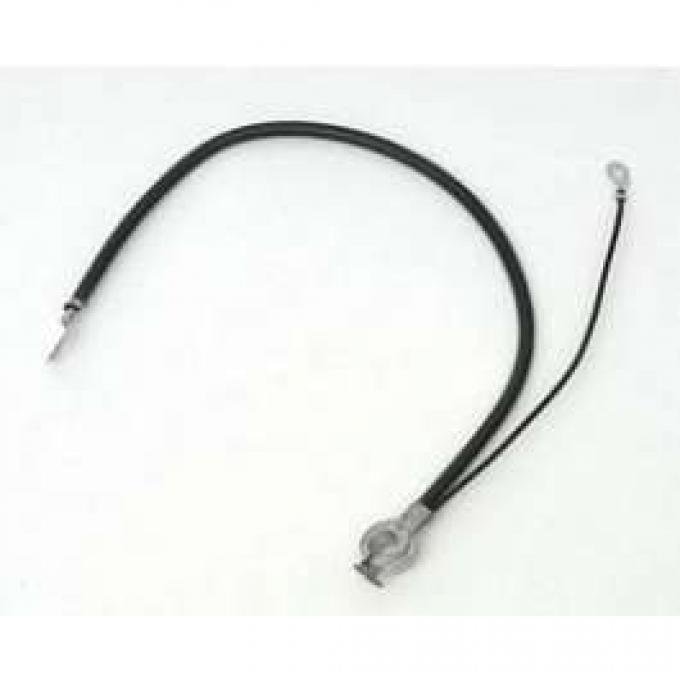 Full Size Chevy Battery Cable, Negative, For Cars With Air Conditioning, V8, Small Block, 1968