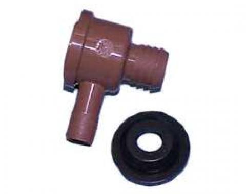 Full Size Chevy Power Brake Booster Check Valve, With Seal, 1959-1972