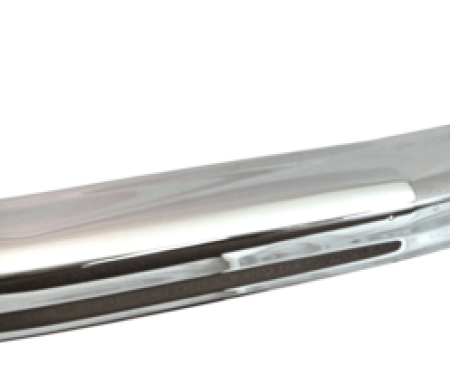 Key Parts '57 Chrome California One-Piece Front Bumper 0903-010