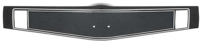 AMD Steering Wheel Shroud, Black, 69 Nova; 69 Camaro; 69 Chevelle El Camino (without woodgrain) X459-3569-2BLK
