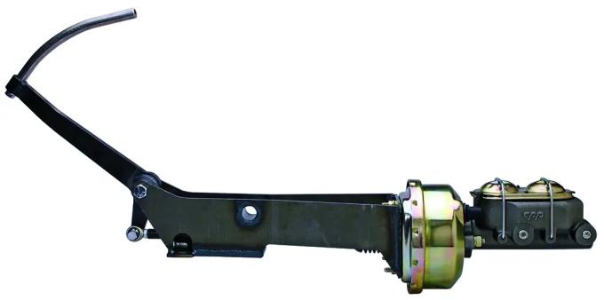 Classic Performance Frame Mounted Complete Power Brake Booster Kit W/ Pedal for 49-54 Chevy Car, 7" Single, Auto Trans Only 4954BB24-7D