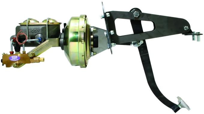 Classic Performance Complete Power Brake Booster Kit W/Swing Pedal for 49-54 Chevy Full Size, 8" Dual 4954FBB24-8DC