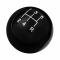 Hurst Shift Knob, 5-Speed, Black 1630108