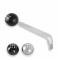Hurst Billet Shift Knob, 6-Speed Pattern, Gloss Black 163601HST