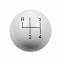 Hurst Shift Knob, 4-Speed, White 1630003