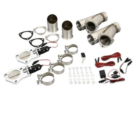 Patriot Exhaust Patriot 3" Electric Cutout Dual System w/remote PEC300K