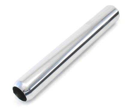 Patriot Exhaust Driveshaft Chrome Street Rod Exhaust Tip, 18" Length / 2 1/2" Inlet Diameter / 2 1/2" Outlet Diameter H1570