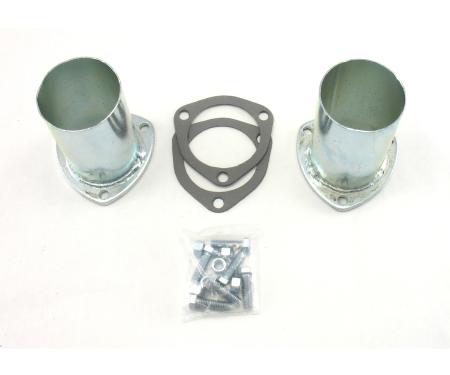 Patriot Exhaust Universal Zinc Plated Collector Reducer for 3" Collector Diameters, 3" Outlet Diameter / 5" Length / 5/16 H7237