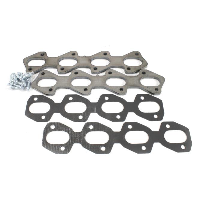 Patriot Exhaust Ford 4.6L 4V Engines, Heavy Duty 3/8" Header Flange Kit, 1 5/8" Tube Diameter, SAP Port Shape H7810