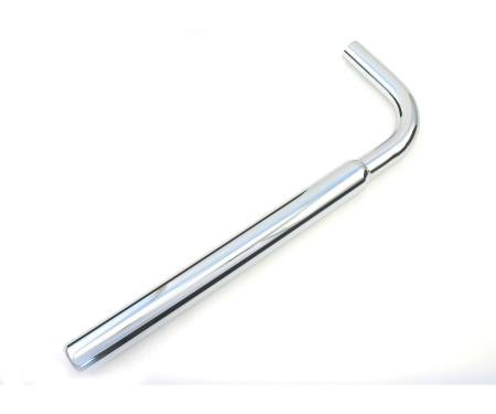Patriot Exhaust Bellflower Chrome Street Rod Exhaust Tip, 32" Length / 1 7/8" Inlet Diameter / 2 1/2" Outlet Diameter H1531