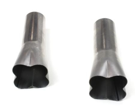 Patriot Exhaust 4 into 1 Formed Collectors for 1 1/2" Primary Tubing, 2 1/2" Collector Diameter / 9" Length H7668