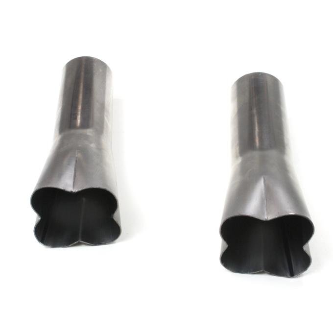 Patriot Exhaust 4 into 1 Formed Collectors for 1 1/2" Primary Tubing, 2 1/2" Collector Diameter / 9" Length H7668