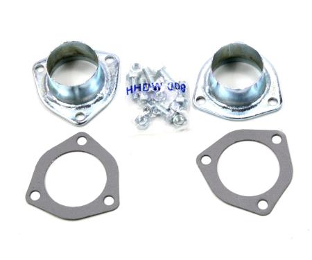 Patriot Exhaust Universal Zinc Plated Collector Reducer for 2 1/2" Collector Diameters, 2 1/4" Outlet Diameter / 1 1/2" Length / 4 Gauge H7229