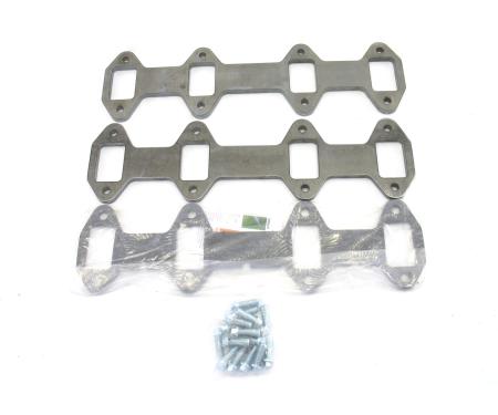 Patriot Exhaust Header Flange Pair Ford FE 390-426 8 Bolt Truck Tube Diameter 1 3/4" Rectangular Port H7855