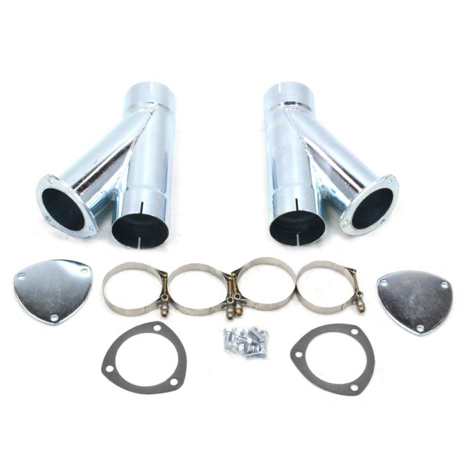 Patriot Exhaust Electric Exhaust Cutout with Hook-Up Kit for 3 1/2" Tubing (Pair) H1134