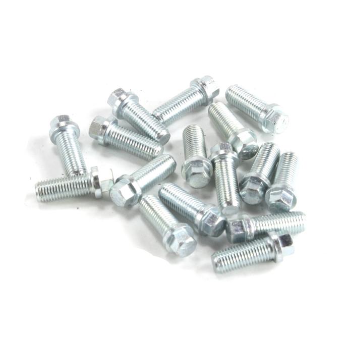 Patriot Exhaust M10-1.25 x 30mm, 3/8" Head, Zinc plated header bolts, pack of 16 H7981