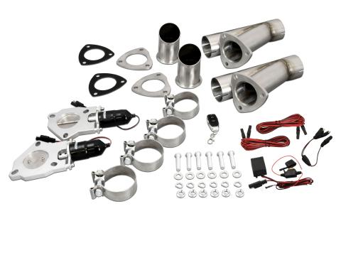 Patriot Exhaust Patriot 2.5" Electric Cutout Dual System w/remote PEC250K