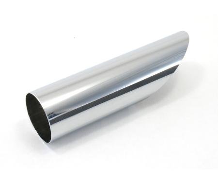 Patriot Exhaust Universal Slash Cut Chrome Exhaust Tip H1505