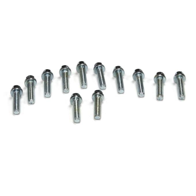 Patriot Exhaust Exhaust Header Bolts, 8MM x 1.25 x 30MM, 12 Pack H7979