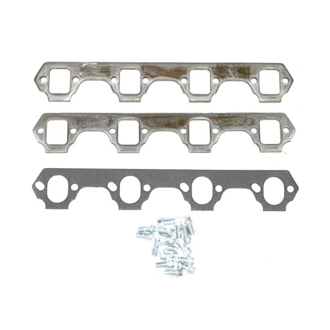 Patriot Exhaust Header Flange Pair Ford Small Block 260-351W Tube Diameter 1 1/2" Rectangular Port H7842