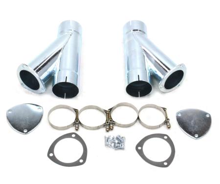 Patriot Exhaust Electric Exhaust Cutout with Hook-Up Kit for 3 1/2" Tubing (Pair) H1134
