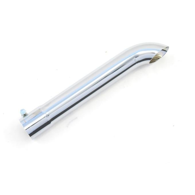 Patriot Exhaust Motorcycle Turn Down Chrome Exhaust Tip, 13", 1 3/4" Inlet Diameter / 1 3/4" Outlet Diameter H2965