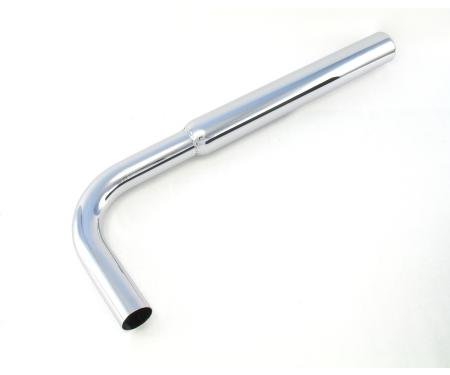 Patriot Exhaust Bellflower Chrome Street Rod Exhaust Tip, 28" Length / 1 7/8" Inlet Diameter / 2 1/2" Outlet Diameter H1530