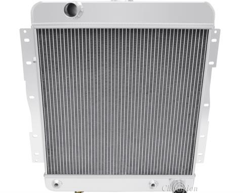 Champion Cooling 4 Row All Aluminum Radiator Made With Aircraft Grade Aluminum MC1661