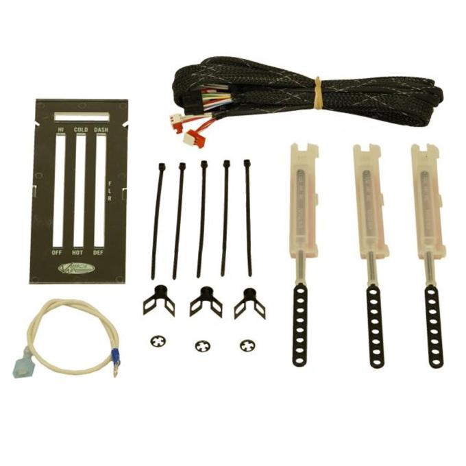 Vintage Air 1969 Camaro with Factory Air Gen IV SureFit&trade; Control Panel Conversion Kit 474269