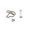 AMD Hood Safety Latch Spring and Pin Kit, 47-55 Chevy Pickup Truck Suburban X303-4047-3S